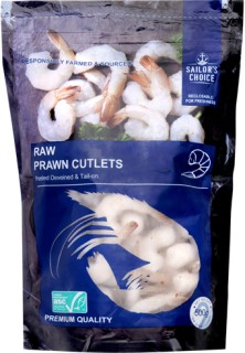 Sailors-Choice-Raw-Prawn-Cutlets-500g on sale