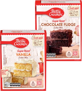 Betty-Crocker-Cake-Mixes-450-530g on sale