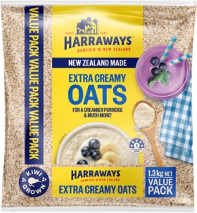 Harraways+Extra+Creamy+Oats+1.3kg