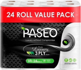 Paseo-3-Ply-Toilet-Tissue-24-Pack on sale