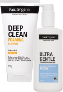 Neutrogena-Deep-Clean-150g-or-Ultra-Gentle-Cleanser-150200ml on sale