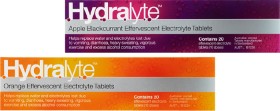 Hydralyte+Electrolyte+Effervescent+Tablets+20s