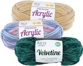 Acrylic+Yarn+100g+150-189m