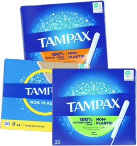 Tampax-Blue-20-Pack on sale