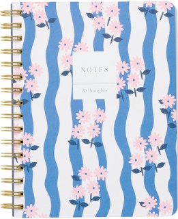 WHSmith+Dizzy+Bloom+A5+Wire+Bound+Notebook