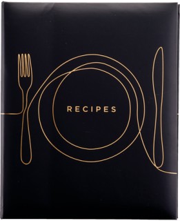 Noted+A5+Black+Recipe+Folder