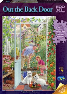 Out+the+Back+Door+Veggie+Garden+Yorkies+500+Extra+Large+Piece+Puzzle