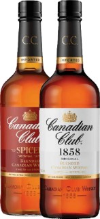 Canadian+Club+Whisky+or+Spiced+1L