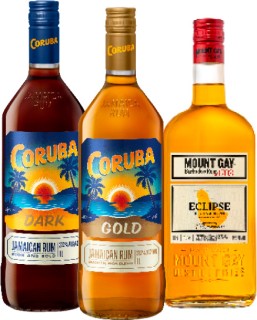 Coruba-Original-or-Gold-Rum-1L-or-Mount-Gay-Eclipse-Rum-700mL on sale