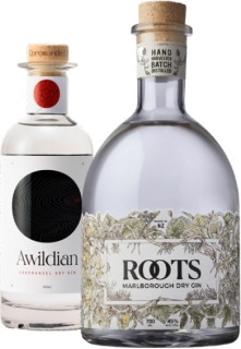 Roots-Dry-or-Rosso-Pinot-Noir-Gin-700mL-or-Awildian-Gin-Range-500mL on sale