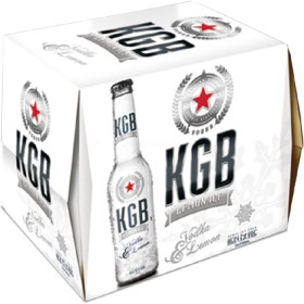KGB-Vodka-Lemon-Ice-or-Black-Russian-46-12-X-275mL-Bottles on sale