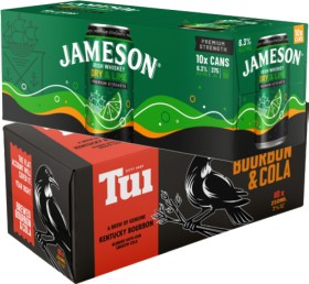 Jameson-Dry-Lime-or-Cola-63-10-X-375mL-Cans-or-Tui-Bourbon-Cola-7-18-X-250mL-Cans on sale