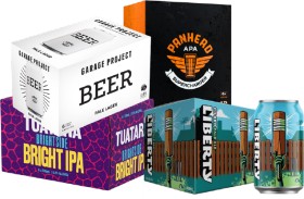 Panhead+Range%2C+Tuatara+Range+6+X+330mL+Cans%2FBottles%2C+Garage+Project+Range+or+Liberty+Oh+Brother+Pale+Ale+6+X+330mL+Cans