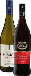 Mission-Estate-Range-or-Brown-Brothers-Range-750mL on sale
