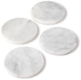 Davis-Waddell-Nuvolo-Marble-Coaster-Set-of-4 on sale