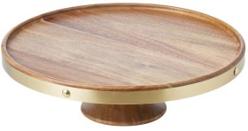 Davis-Waddell-Acacia-Brass-Cake-Stand-28cm on sale