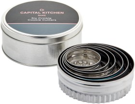 Capital-Kitchen-Bake-Crinkle-Cookie-Cutters-6-Piece on sale