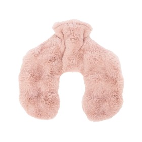 Hush+Curved+Faux+Fur+Neck+Hot+Water+Bottle+With+Cover+0.9L