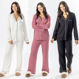 bbb-Sleep-Knit-Piped-PJ-Set on sale