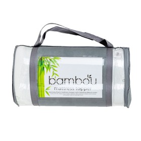 Bambou+5cm+Memory+Foam+Mattress+Toppers