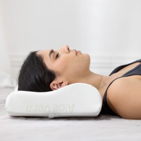 Solace+Aloe+Vera+Neck+Support+Pillow
