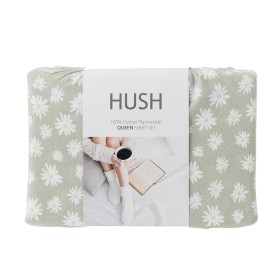 Hush-Daisy-Flannelette-Sheet-Set on sale