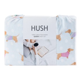 Hush+Dashy+Print+Cotton+Flannelette+Sheet+Set