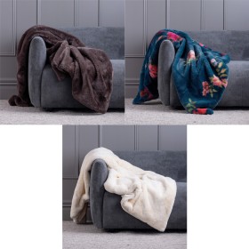 Design-Republique-Evelyn-Faux-Fur-Throws on sale