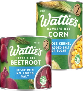 Wattie%26rsquo%3Bs+Beetroot+450g+or+Corn+410g