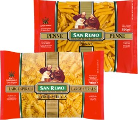 San-Remo-Pasta-375-500g on sale