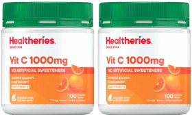 Healtheries+Vitamin+C+1000mg+100+Chewable+Tablets