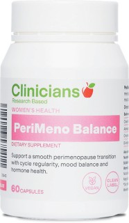 NEW-Clinicians-Perimeno-Balance-Vcaps-60 on sale
