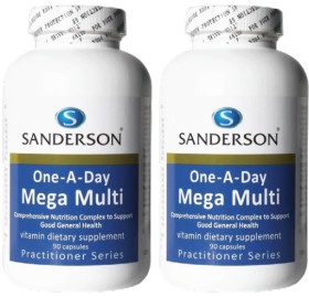 Sanderson-1-A-Day-Mega-Multivitamin-90-Capsules on sale