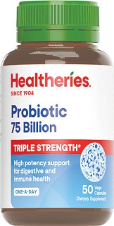 Healtheries-Probiotic-75-Billion-50s on sale