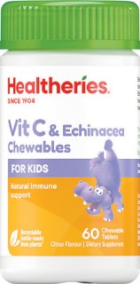 Healtheries-Vit-C-Echinacea-60-Chewables-Tablets on sale