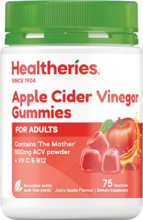 Healtheries+Adult+Apple+Cider+Vinegar+Gummies+75s