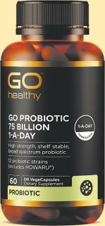 GO-Healthy-Probiotic-75-Billion-1-A-Day-60-Capsules on sale