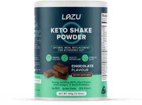 LAZU-Keto-Chocolate-Shake-Powder-441g on sale