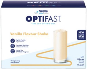 Optifast+VLCD+Vanilla+Flavour+Shake+18x53g+Sachets