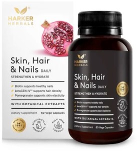Harker+Herbals+Skin%2C+Hair+%26amp%3B+Nails+Daily+60+Vege+Capsules