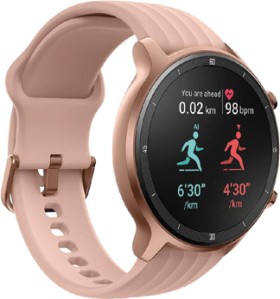 Ryze-Flex-Fitness-Wellbeing-Smart-Watch-Rose-GoldPink on sale