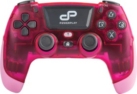 PowerPlay+Wireless+Controller+for+PS4+-+Translucent+Pink