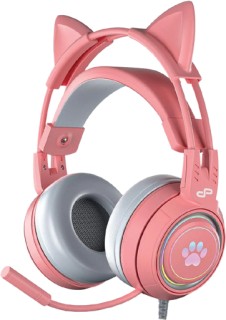 PowerPlay-Cat-RGB-Gaming-Headset-Pink on sale