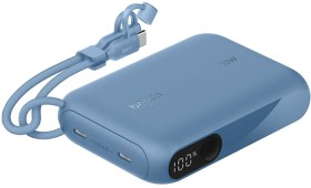 Belkin+BoostCharge+Power+Bank+with+Display+%5B10K%5D+-+Blue