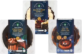 Woolworths-Choc-Mud-Birthday-Drip-Cake-14kg-Black-Forest-Cake-11kg-or-Leo-Lion-Chocolate-Cake-900g on sale