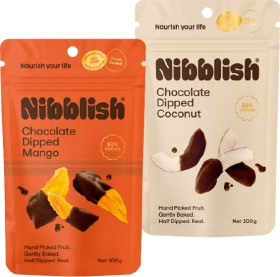 Nibblish+Chocolate+Dipped+Mango+or+Coconut+100g
