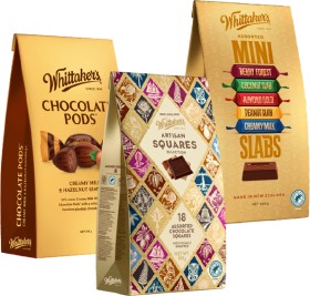 Whittaker%26rsquo%3Bs+Artisan+Selection+189-225g+or+Whittaker%26rsquo%3Bs+Pods+125g