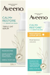 Aveeno+Lotion+Calm+%26amp%3B+Restore+SPF50+50ml+or+Oat+Serum+30ml