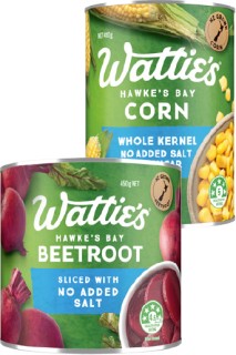 Wattie%26rsquo%3Bs+Beetroot+450g+or+Corn+410g