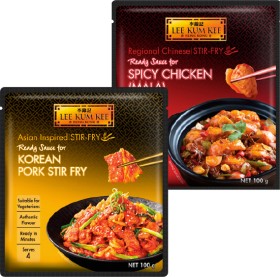 Lee-Kum-Kee-Ready-Sauce-100-145g on sale